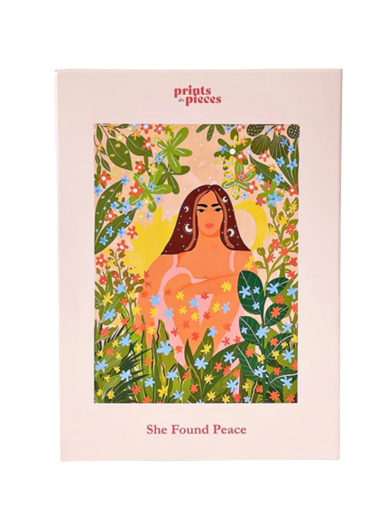 PRINTS IN PIECES She Found Peace 500 Pieces