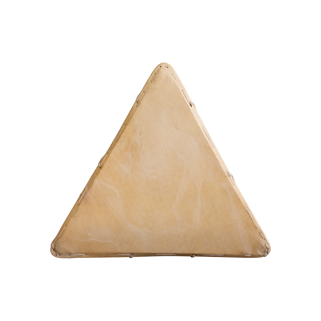 Peruvian Triangular Two Sided Hand Drum