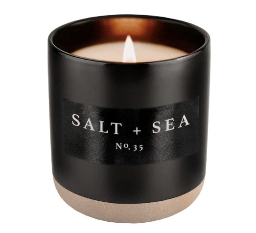Salt + Sea Soy Candle | Stoneware Jar Candle