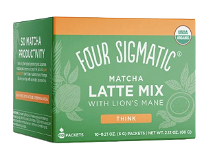 FOUR SIGMATIC Matcha Latte Mix with Lion's Mane