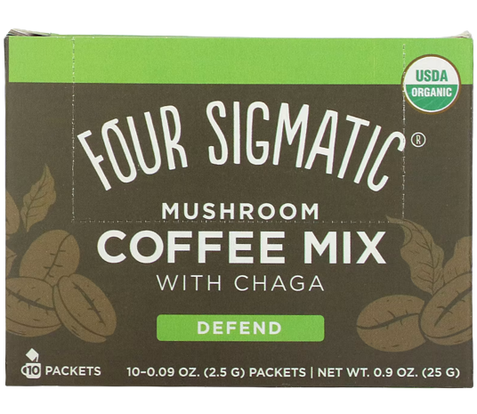 FOUR SIGMATIC Mushroom Coffee Mix With Chaga Defend
