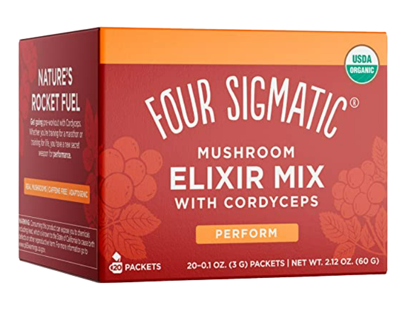 FOUR SIGMATIC Mushroom Elixir Mix With Cordyceps Perform
