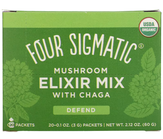 FOUR SIGMATIC Mushroom Elixir Mix With Chaga Defend