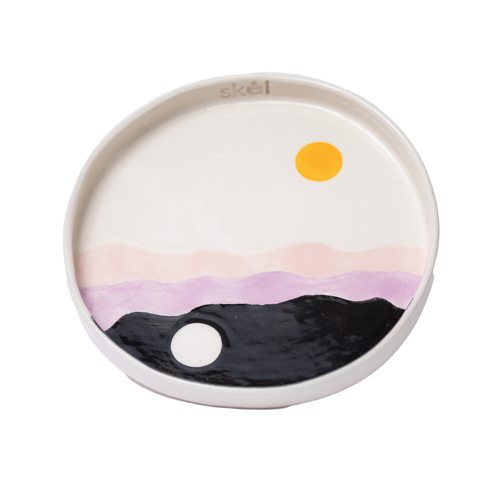 Pastel Valley Plate