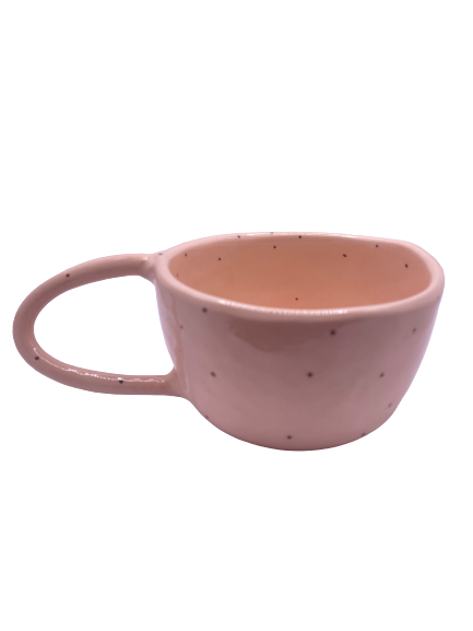 Pinch Cup - Dotted Pink