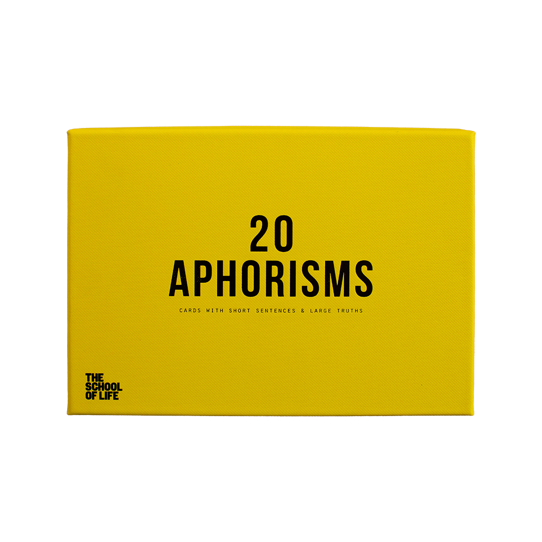 THE SCHOOL OF LIFE 20 Aphorisms Cards