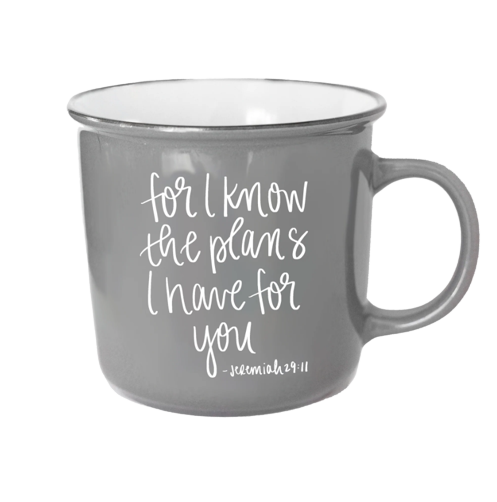 For I Know The Plans Jeremiah 29:11 Scripture Campfire Coffee Mug